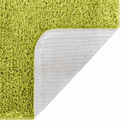 Badematte Rektangulær Grønn 60x90 cm Polypropylen Skli sikker