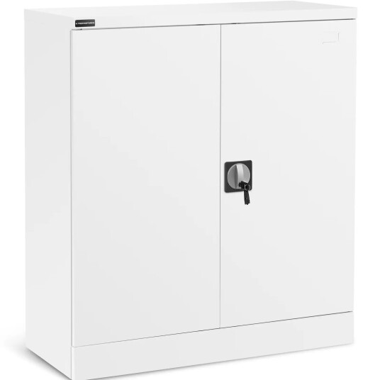 Fromm & Starck Metallskap - 102 cm - 2 hyller - hvit 10260227