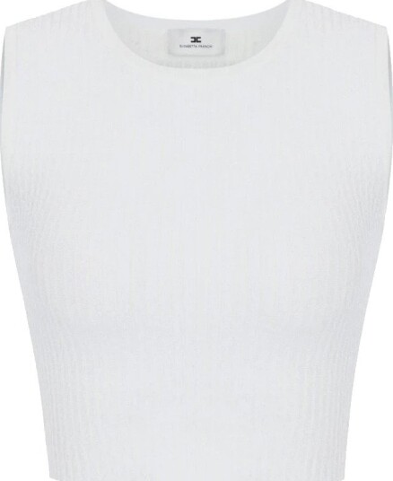 Elisabetta Franchi Dame Topper Hvit M,