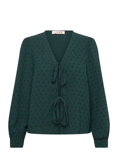 A View Sif Long Sleeve Blouse   Green   40