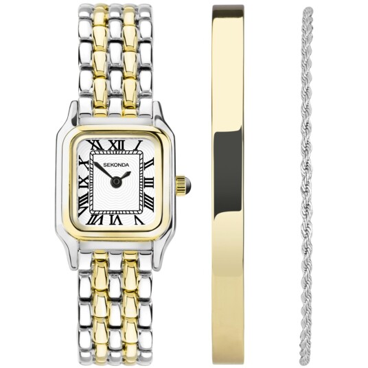 Sekonda Classic Monica Giftset 49039.76 - Dame - 20 mm - Analog - Kvarts urverk - Mineralglas