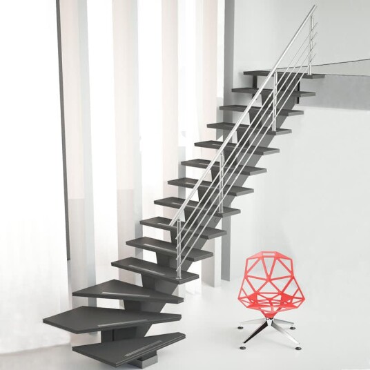 Plassbesparende Trapp Byggera Gomera L form Design 1 Plassbesparende Trapp Byggera Gomera L form Design 1