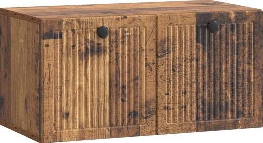  Vegghengt TV skap Gammelt tre 59,5 x 31 x 30 cm Konstruert tre