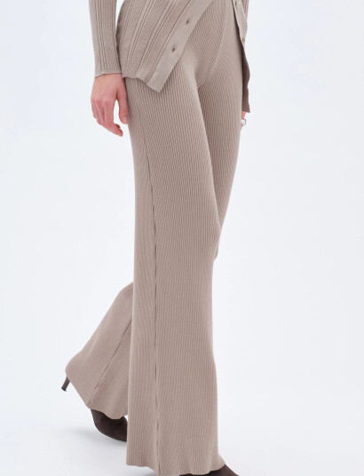 Remain Birger Christensen Rib Knit Pants Beige M Remain Birger Christensen Rib Knit Pants Beige M