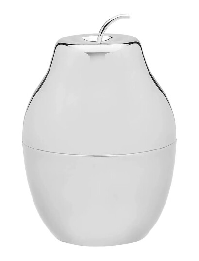 Anna + Nina Pear Ice Bucket - Silver - ONE SIZE Anna + Nina Pear Ice Bucket - Silver - ONE SIZE