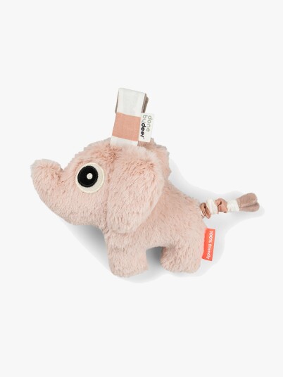 Done by Deer Musical Toy Elphee Powder Pink 21X 18CM Done by Deer Musical Toy Elphee Powder Pink 21X 18CM