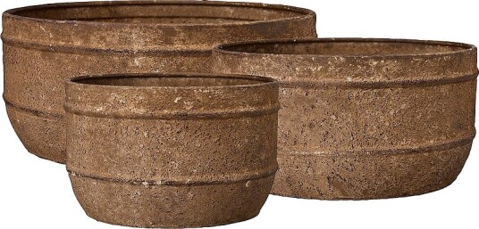 Wikholm Form Luna Planter 3 pakning Brun