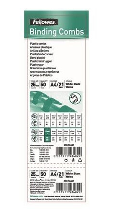 Fellowes Plastic Comb - Binding comb Fellowes Plastic Comb - Binding comb