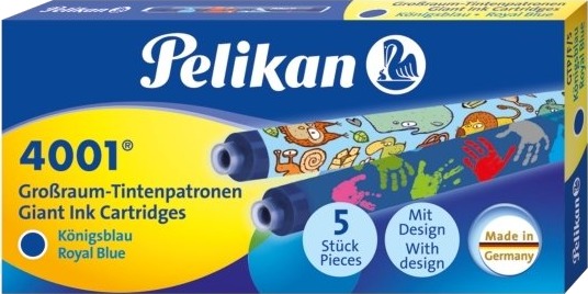 Pelikan 338236, Blå, Blå, Eske, 5 Stk