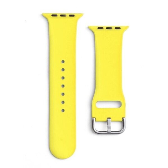 Hurtel Silikon Rem til Apple Watch (38-41mm) Gul
