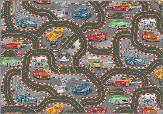 Rebel Roads Racerbane Gulvteppe 140x200 cm Polyamid