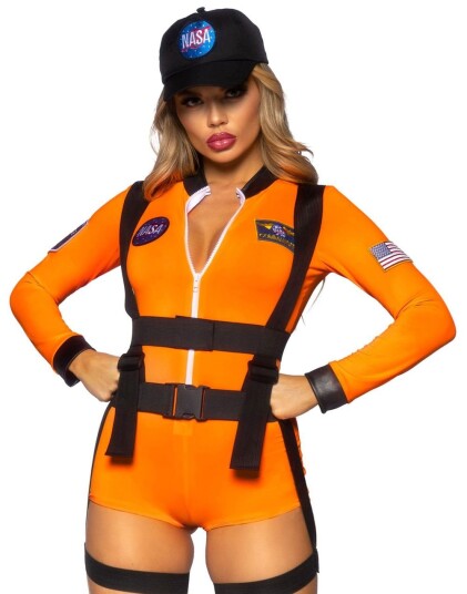 Sexy Nasa Space Commander Kostyme til Dame Strl L