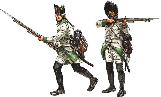 Italeri Østerrikske Infanterisoldater 1798-1805 Umalte Figurer Byggesett