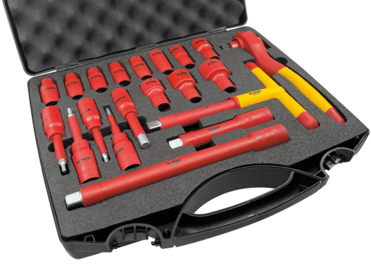Ironside Pipenøkkelsett 1/2 1000V20 de 1000v 20p Ironside Pipenøkkelsett 1/2 1000V20 de 1000v 20p
