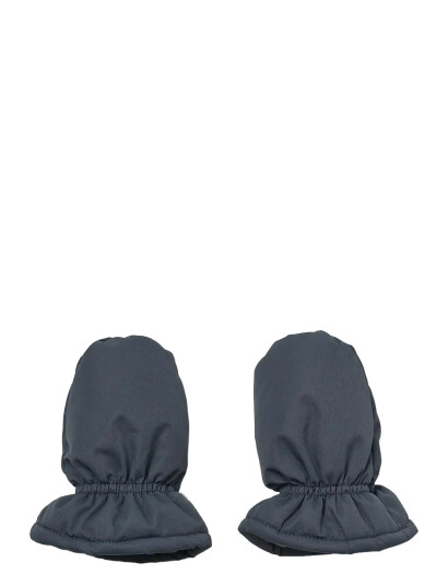 Wheat Puffer Baby Mittens Muffu - Navy - 0-3M