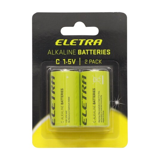 ELETRA EA2C19 BATTERI ALK C, 2 PK