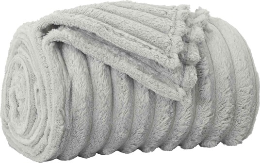 vidaXL Kastteppe Grå 270 x 240 cm Fleece