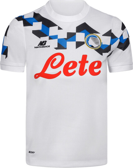 New Balance Atalanta Bc 26/27 Youth Away Short Sleeve Jersey - White - YL