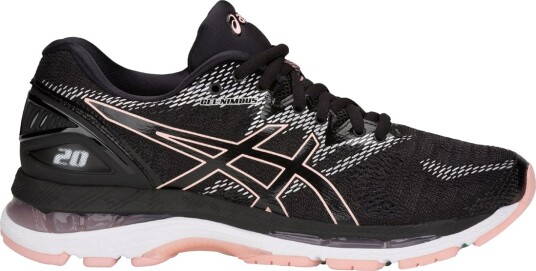 Asics GEL NIMBUS 20 W"s Løpesko 001 BLACK/FROSTED ROSE 41 1/2 Asics GEL NIMBUS 20 W"s Løpesko 001 BLACK/FROSTED ROSE 41 1/2