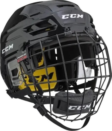 CCM Htc Tacks 210 Combo 23/24, hockeyhjelm senior XS (51,5-55,5cm) BLACK