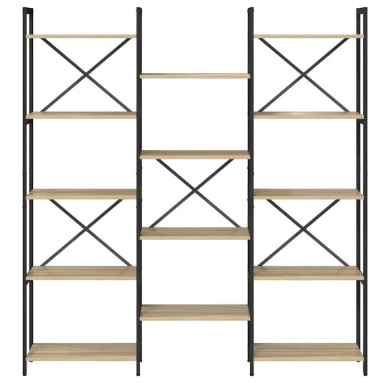 Bokhylle Sonoma eik 156 x 25 x 167.5 cm Konstruert tre