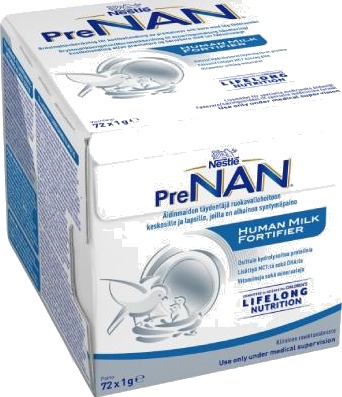 PreNAN Human Milk Fortifier næringstilskudd 72x1 g