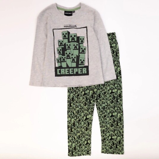Minecraft Pysjamas Creeper Horde - 134 / 9 år - Barn - Gutt/Jente - 95% bomull/5% viskose Minecraft Pysjamas Creeper Horde - 134 / 9 år - Barn - Gutt/Jente - 95% bomull/5% viskose