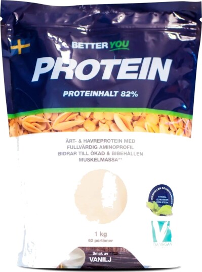 Better You Ärt och havreprotein Vanilj 1000 g Better You Ärt och havreprotein Vanilj 1000 g