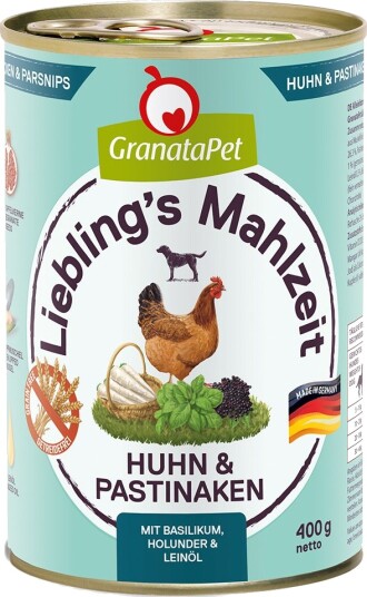 Granatapet Våtfôr Liebling'S Måltid I Og Pastinakk Kylling 24 X 400 G