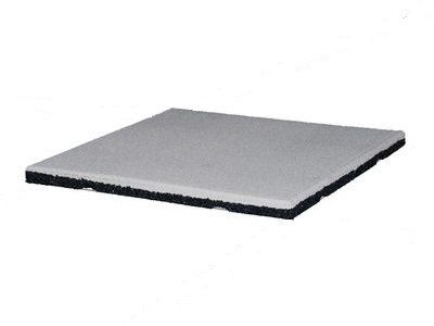 Fallmatte 45mm/Fallhøyde 1,51m EPDM 1x1m Grå