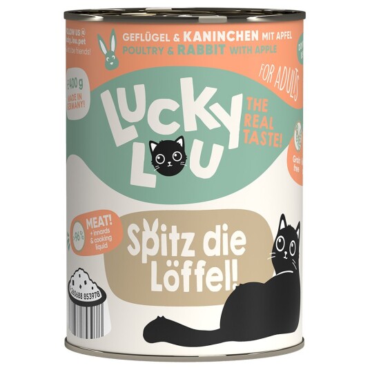 Økonomipakke Lucky Lou Voksen 24 X 400 G Fjørfe Og Kanin