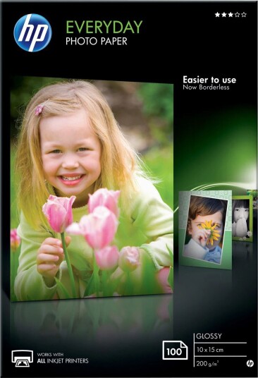 HP Everyday fotopapir 10x15 cm (100 ark) HP Everyday fotopapir 10x15 cm (100 ark)