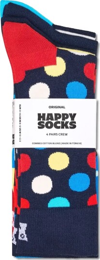 Happy Socks 4 Pack Navy Socks Navy 41 46