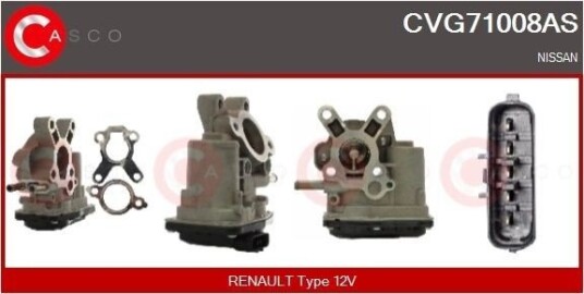 EGR-ventil CASCO CVG71008AS