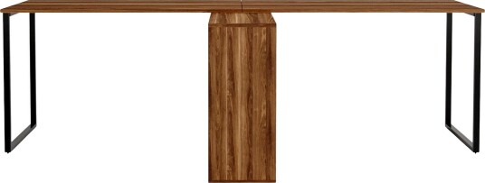 Kafrein Skrivebord 240x72x240 cm - Brun