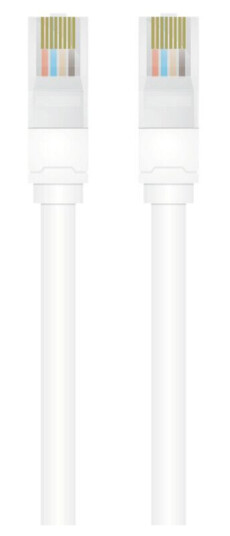 QNECT UTP-KABEL CAT 5E HVIT 0,5M