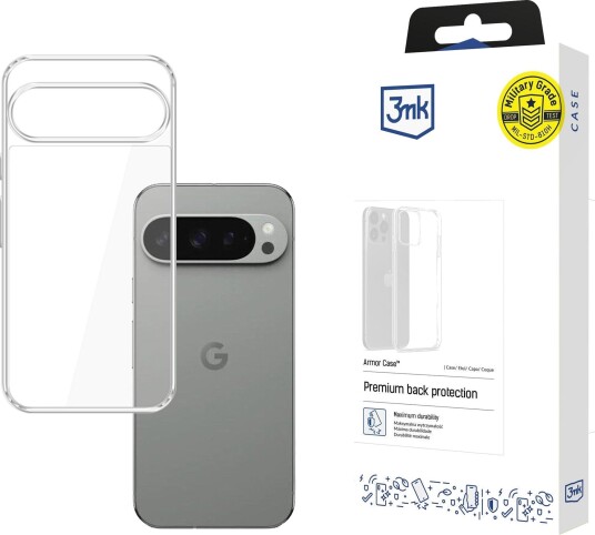 3mk Armor-etui til Google Pixel 10 / 10 Pro – gjennomsiktig
