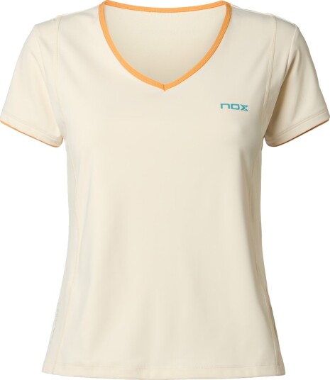 NOX Pro 2025 Padel T skjorte Dame Hvit S