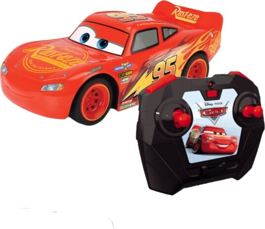 Jada Toys Lightning McQueen Turbo Racer Radiostyrt Bil 1:24 Rød Jada Toys Lightning McQueen Turbo Racer Radiostyrt Bil 1:24 Rød