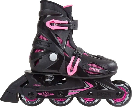 Roces Orlando III Inliners for barn Str 30-35 Svart/rosa Roces Orlando III Inliners for barn Str 30-35 Svart/rosa