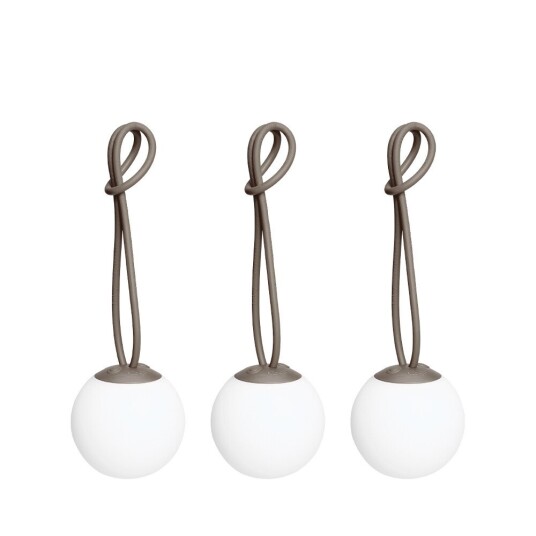 Fatboy - Bolleke Portable Pendel Mini Set 3pcs. IP55 Taupe ® - Lampemesteren Fatboy - Bolleke Portable Pendel Mini Set 3pcs. IP55 Taupe ® - Lampemesteren
