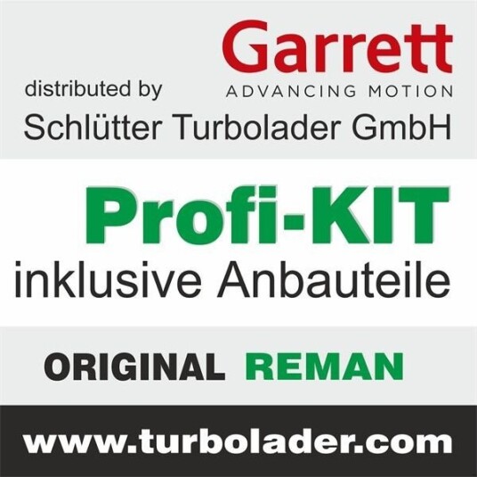 Turbolader SCHLÜTTER TURBOLADER 166 01595EOL