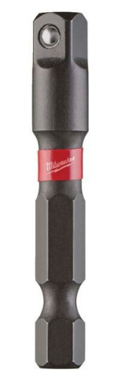 Milwaukee Shockwave 1/4" Hex til 1/4" Firkant Bitsadapter for Elektroverktøy Milwaukee Shockwave 1/4" Hex til 1/4" Firkant Bitsadapter for Elektroverktøy