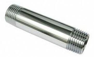 Forkrommet tønnenippel 1/2" x 40mm