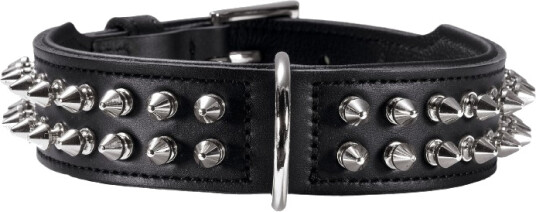 Hunter Rambo Cowleather Hundehalsbånd 55/M Svart