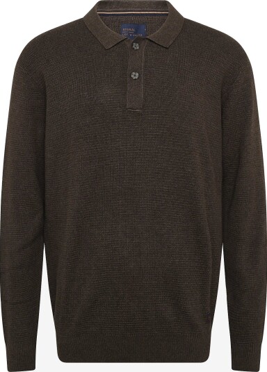 SIGNAL 12553 Cosmussi Structure Polo   BROWN COFFEE   X3XL