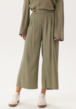 Happy Holly Linen Pants Khaki green 44/46