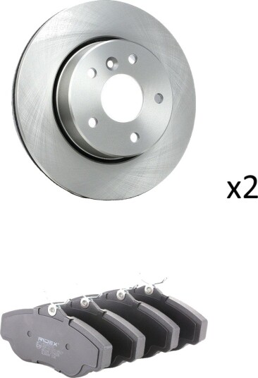 Bremseskiver og klosser RIDEX 3405B2846