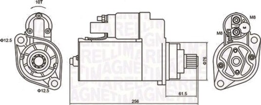 MAGNETI MARELLI 063721405010 Starter
