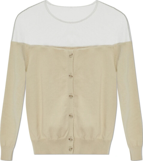 MM6 Maison Margiela Dame Strikkevarer Beige XS,